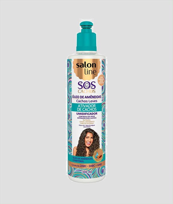 Ativador De Cachos Sos Cachos Oleo De Amendoas 500ml Salon Line Don Dona