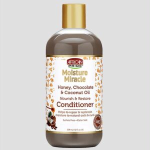 Condicionador Moisture Miracle Mel, Chocolate e Óleo de Coco African Pride