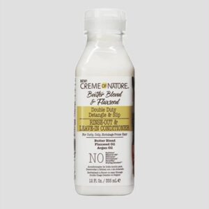 Condicionador e Leave-in Butter Blend & Flaxseed Creme Of Nature